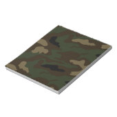 軍隊迷彩模様 ノートパッド (回転)