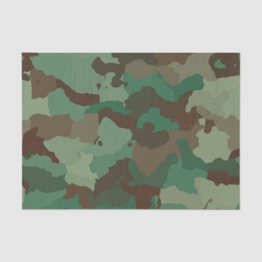 軍隊迷彩模様（軍隊） 薄葉紙 (正面)