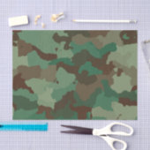 軍隊迷彩模様（軍隊） 薄葉紙 (クラフト)