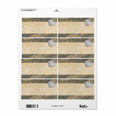 軍隊迷彩犬のタグ ラベル (フルシート)