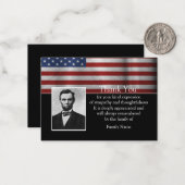 軍隊退役軍人後のサンキューカード ノートカード (正面/裏面インサイチュ)