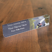 軍隊退役軍人机用ネームプレート デスクネームプレート (側面)