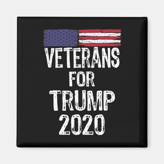 軍隊退役軍人2020トランプ選挙アンチジョー マグネット (正面)