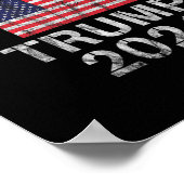 軍隊退役軍人2024トランプ ポスター (角)