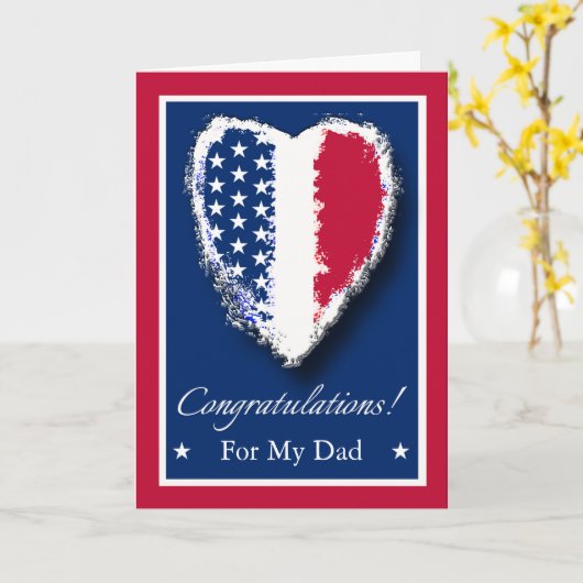 軍隊退職おめでとうございます カード (黄色い花)