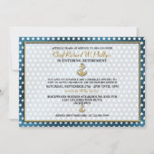 軍隊退職パーティの招待状 招待状 (正面)