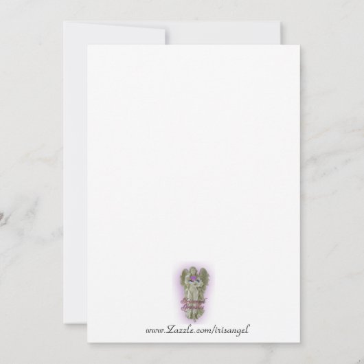 軍隊退職パーティの招待状 招待状 (裏面)