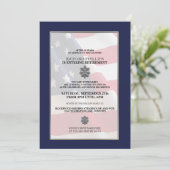 軍隊退職パーティの招待状 招待状 (スタンド正面)