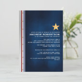 軍隊退職パーティの招待状 招待状 (スタンド正面)