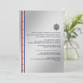 軍隊退職パーティの招待状 招待状 (スタンド正面)