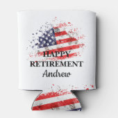 軍隊退職パーティー 缶クーラー (裏面)