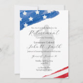 軍隊退職招待状 招待状 (正面)