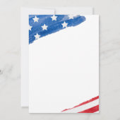 軍隊退職招待状 招待状 (裏面)