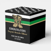 軍隊退職金の薄い緑のライン旗軍 フェイバーボックス (裏面サイド)