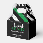 軍隊退職金の薄い緑のライン旗軍 フェイバーボックス (裏面サイド)