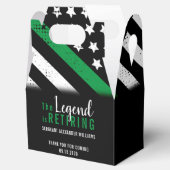 軍隊退職金の薄い緑のライン旗軍 フェイバーボックス (オープン)