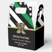 軍隊退職金の薄い緑のライン旗軍 フェイバーボックス (オープン)