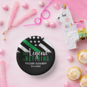 軍隊退職金の薄い緑のライン旗軍 ペーパーボウル (パーティー)