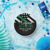 軍隊退職金の薄い緑のライン旗軍 ペーパーボウル (パーティー)