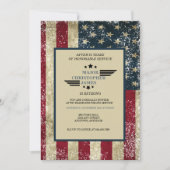 軍隊退職 招待状 (正面)