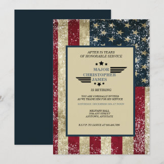 軍隊退職 招待状