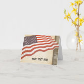 軍隊退職、陸軍、カード、ノートカード カード (黄色い花)