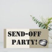 軍隊送信パーティーパーソナライズされた 招待状 (スタンド正面)