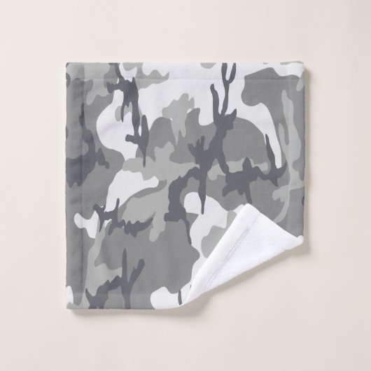軍隊都市偽装パタパーソナライズされたーン バスタオルセット (ウォッシュタオル)