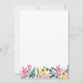 軍隊配偶者ウェルカムカスタムフローラのダウンロード 招待状 (裏面)