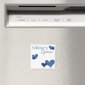 軍隊配偶者ブルーハートマグネット マグネット (インサイチュ (食洗機))