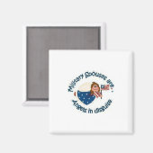 軍隊配偶者 マグネット (正面/裏面)