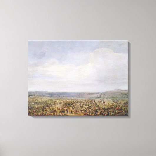 軍隊陣地 キャンバスプリント (正面)