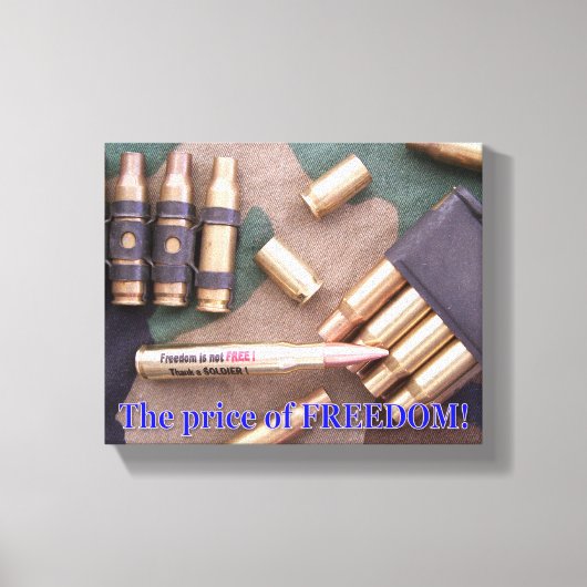 軍隊陸海軍空軍退役軍人ヴェッツ キャンバスプリント (正面)