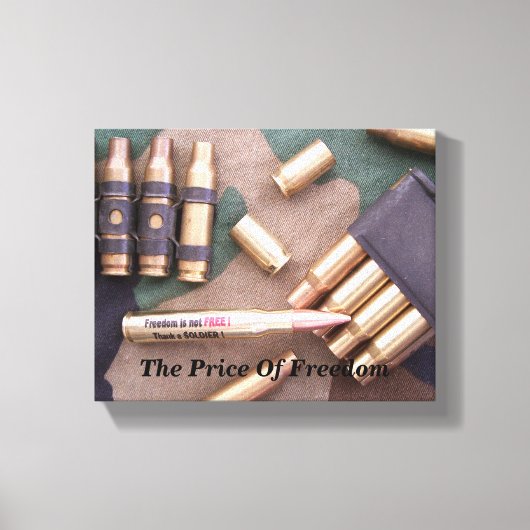 軍隊陸海軍空軍退役軍人ヴェッツ キャンバスプリント (正面)