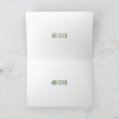 軍隊飛行機漫画イラストレーション カード (内部)