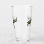 軍隊飛行機漫画イラストレーション タンブラーグラス (左)