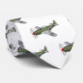 軍隊飛行機漫画イラストレーション ネクタイ (ロール)