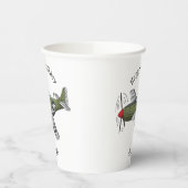 軍隊飛行機漫画イラストレーション 紙コップ (左)