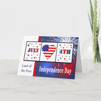 軍隊7月4日カード カード