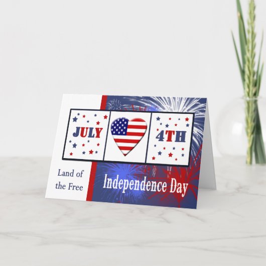 軍隊7月4日カード カード (正面)