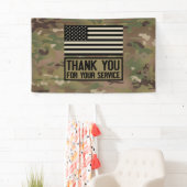 軍隊-あなたのサービスをありがとう 横断幕 (インサイチュ)