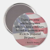 軍隊 – なぜ軍隊... マグネット (正面/裏面)