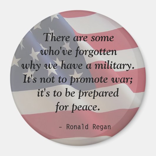 軍隊 – なぜ軍隊... マグネット (正面)