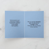 軍隊・サービス・フラグ サンキューカード (内部)