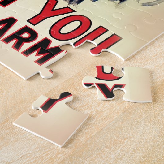 軍隊 ジグソーパズル (側面)
