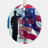 軍隊 セラミックオーナメント (左)