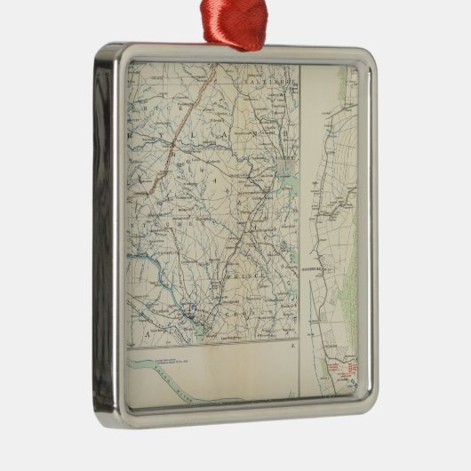 軍隊·デプト·オブ·ウォッシュ、ペン、アナポリス、ネタ·ヴァ メタルオーナメント (右)