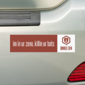 軍隊 バンパーステッカー (車上)