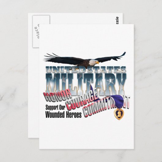 軍隊 ポストカード (正面/裏面)