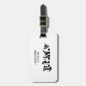 軍隊 ラゲッジタグ (正面縦)